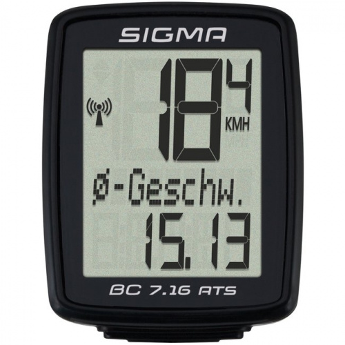 Велокомпьютер Sigma Sport BC 7.16 ATS беспроводной