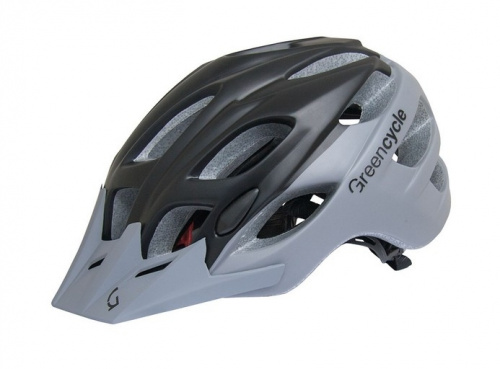 Шлем Green Cycle черно-серый
