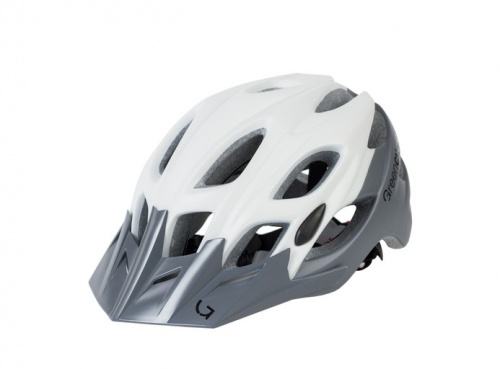 Шлем Green Cycle бело-серый