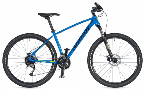 Горный велосипед 27.5 Author Pegas (2020) синий/салатовый