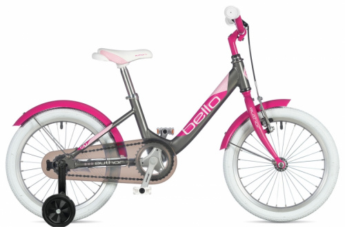 Велосипед для девочки AUTHOR Bello 9 (2020) серый/розовый
