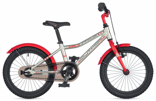 Детский велосипед AUTHOR Stylo 16 (2020) серебро/красный